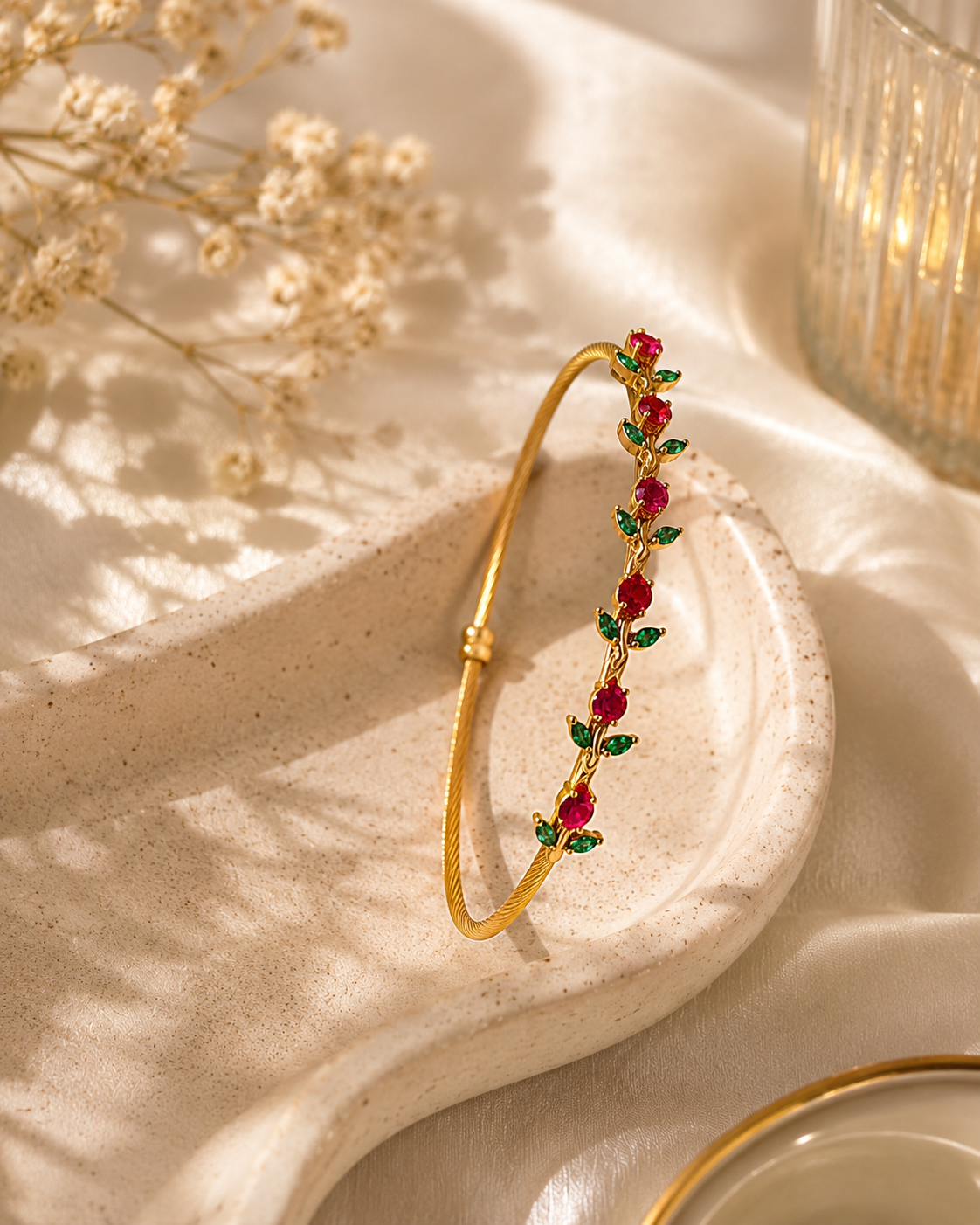 Cherry Red Tulip Kada
