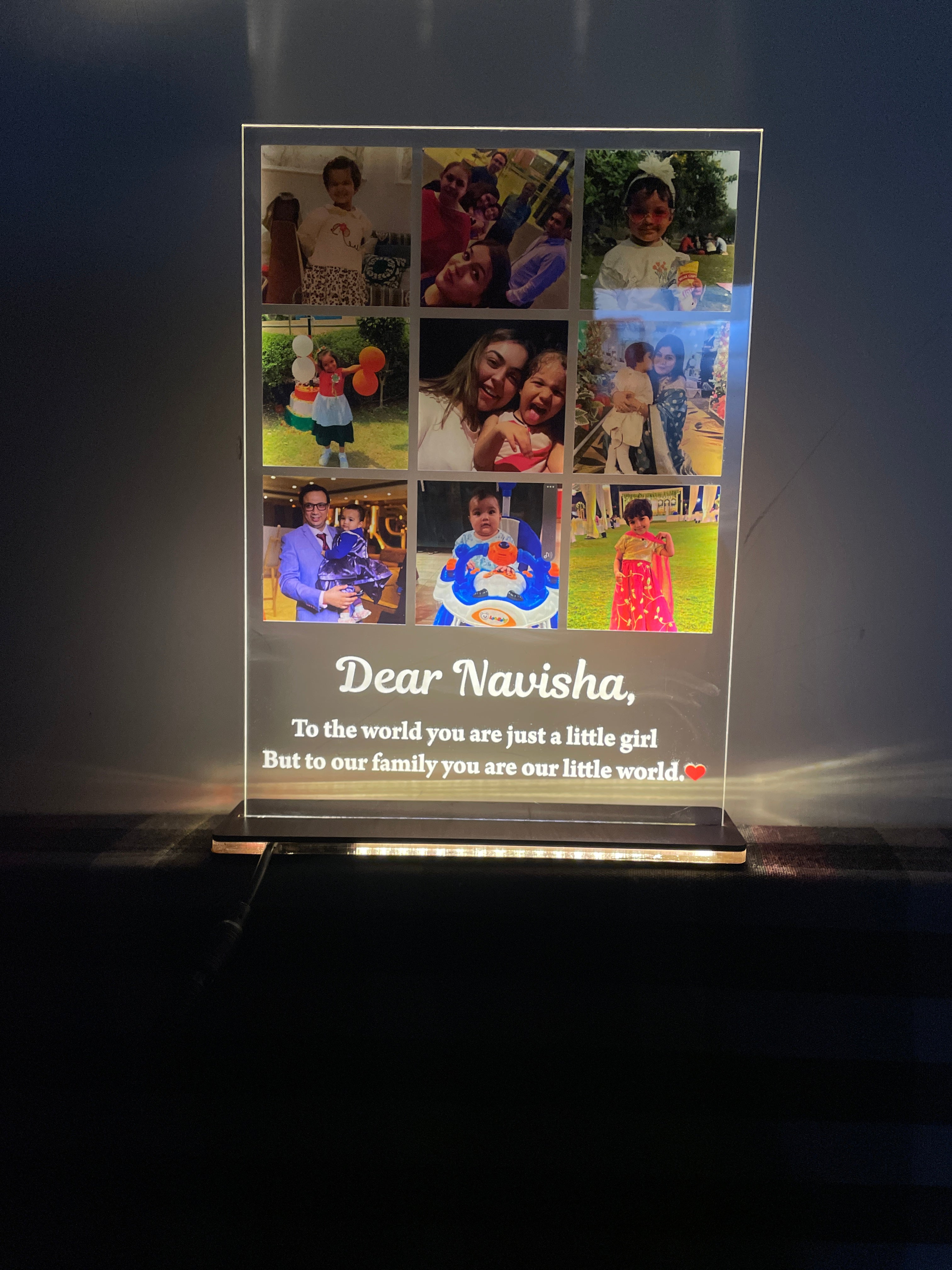 9 pics led frame