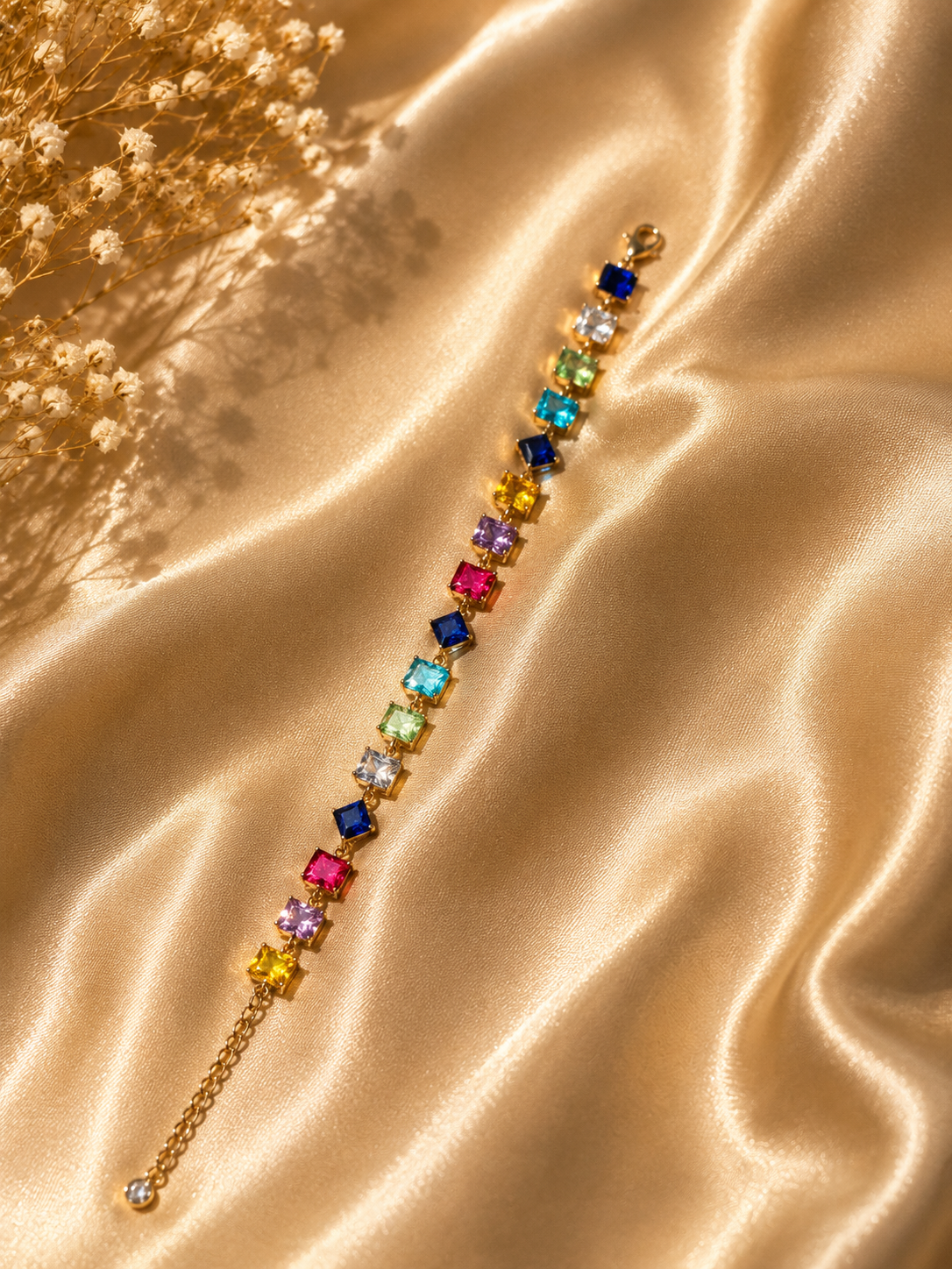 Rainbow Gemstone Bracelet ✨