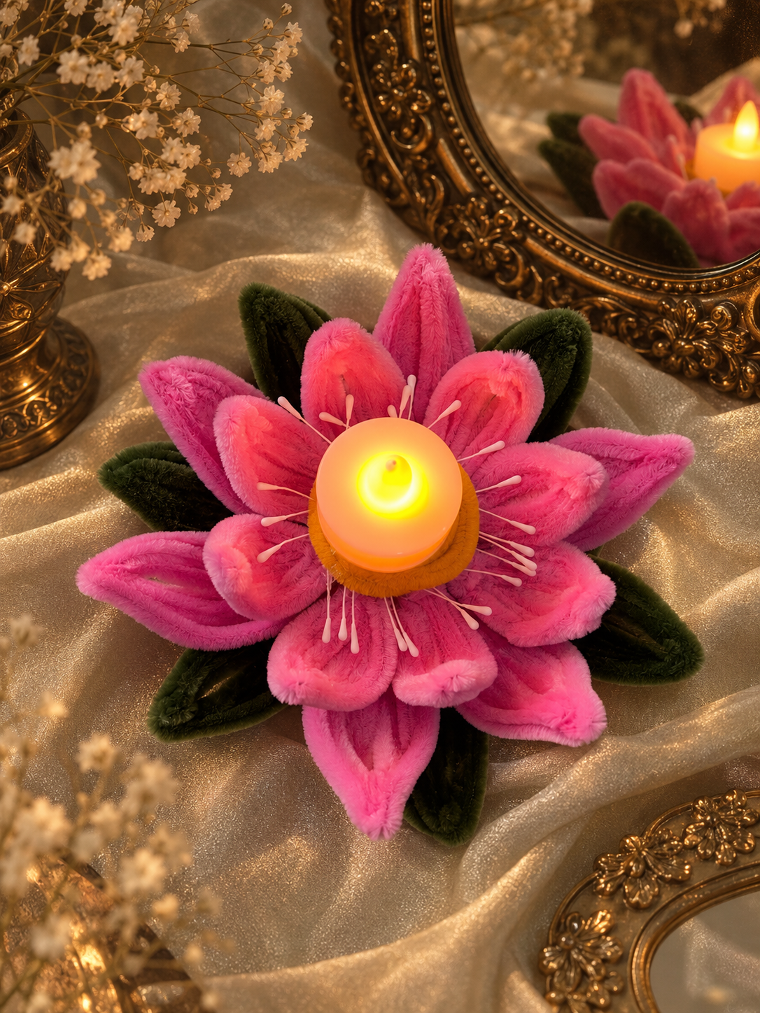 Vintage Flower Tea light holders
