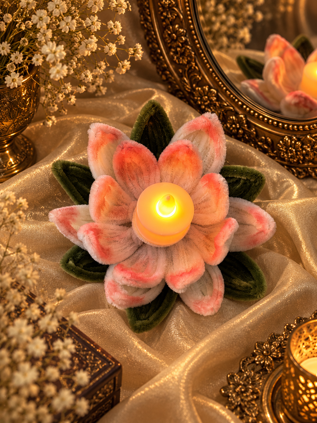 Vintage Flower Tea light holders
