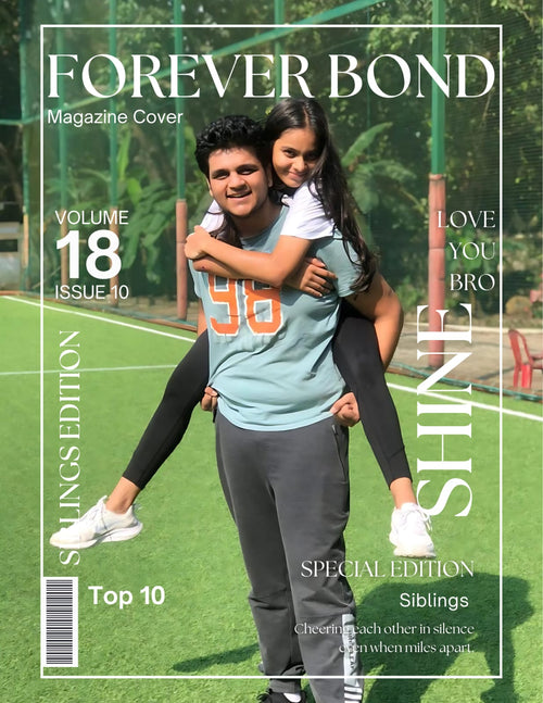 Best Memories custom friends collage magazine cover