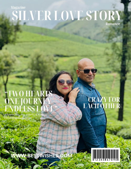 Our Story custom couple memory magazine cover