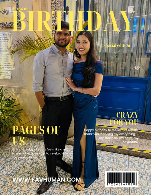 Bestie custom BFF magazine cover