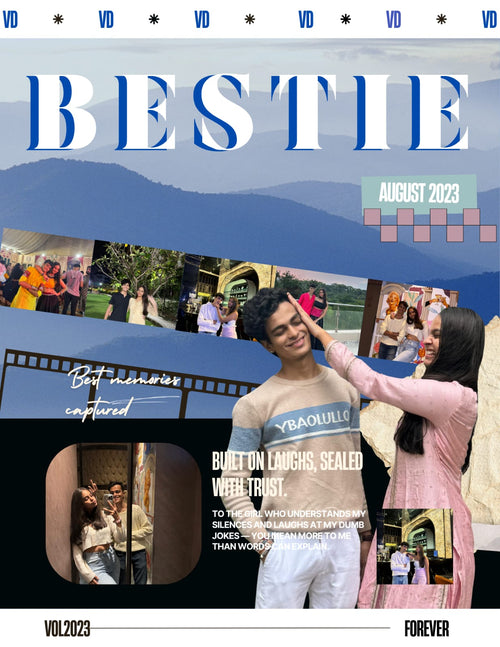 Silver Love Story custom anniversary magazine cover