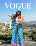 Daddy and Me custom father child magazine cover
