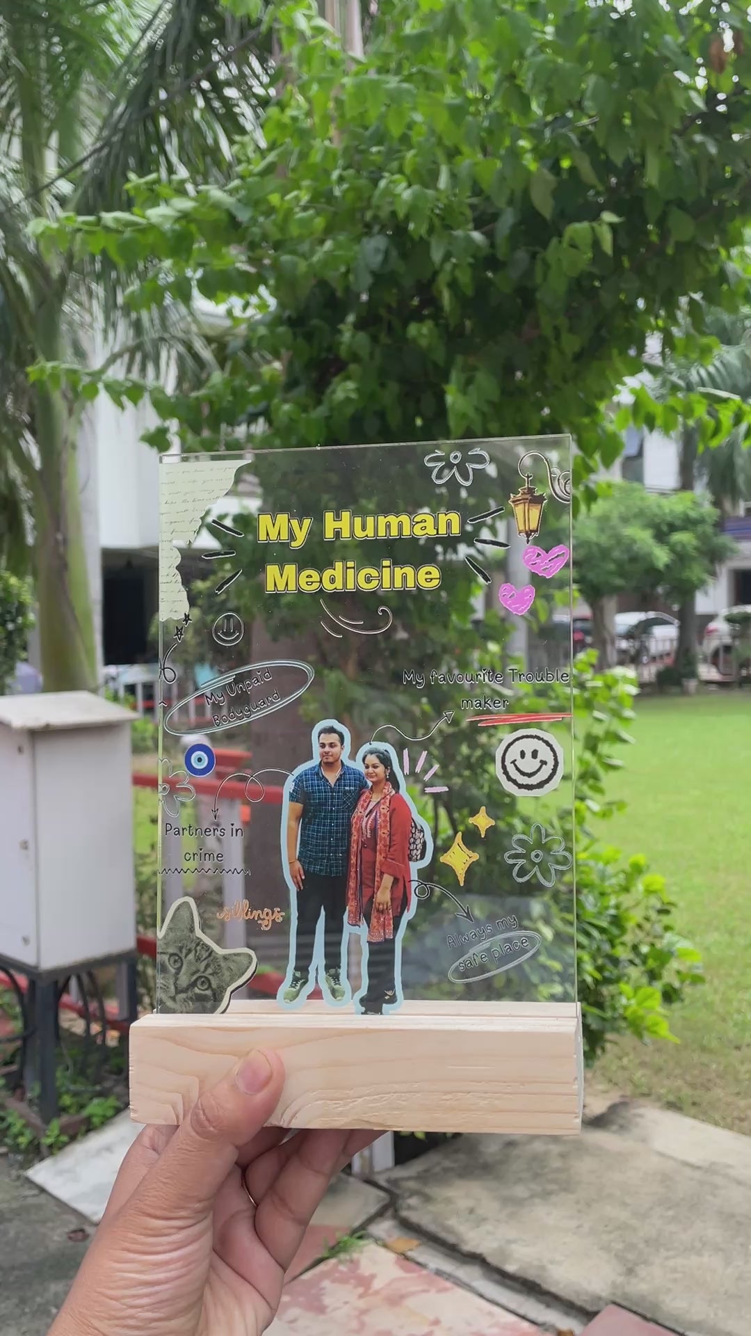 Human medicine frame