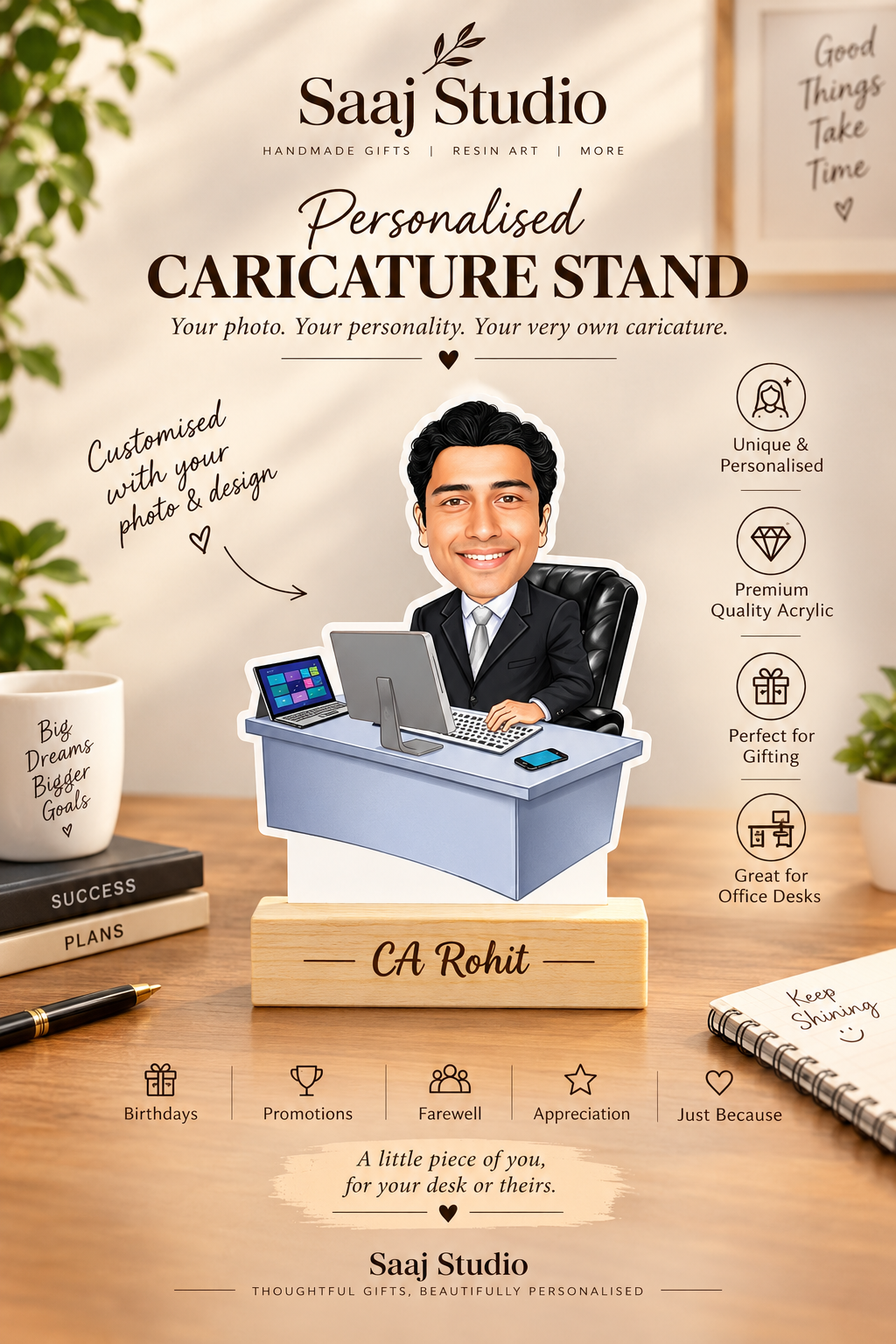 His Caricature
