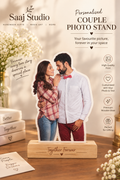 Together Forever — Personalised Couple Photo Stand